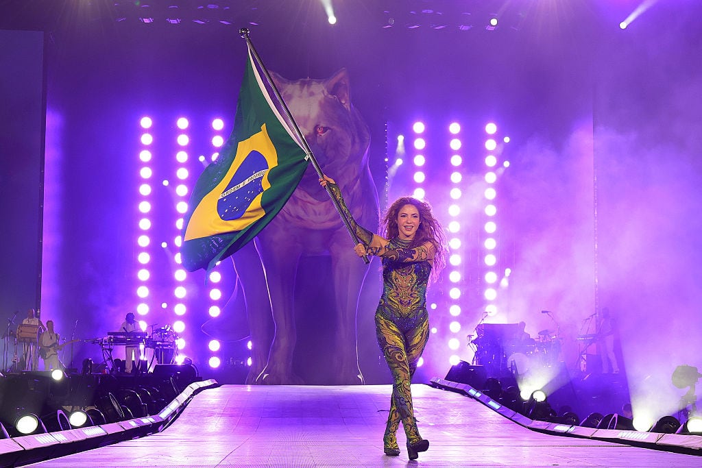Shakira en Copacabana, Brasil. Foto: Getty Images.