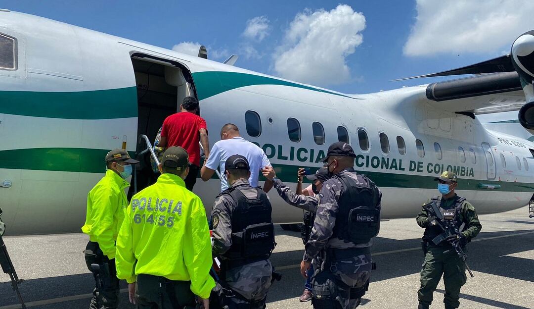 Traslado de presos. Cortesía: Inpec