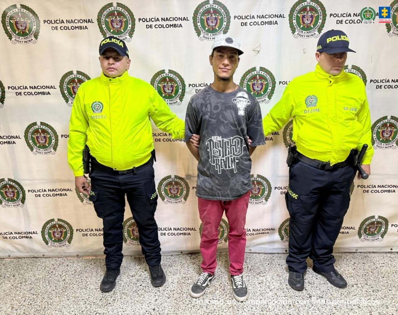 Al sospechoso se le imputó el delito de homicidio agravado, pero no aceptó los cargos. Foto: Policía.