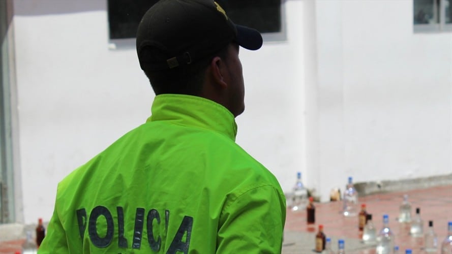 Imagen de referencia del agente de la Sijín. Foto: Colprensa / Juan Manuel Cantillo