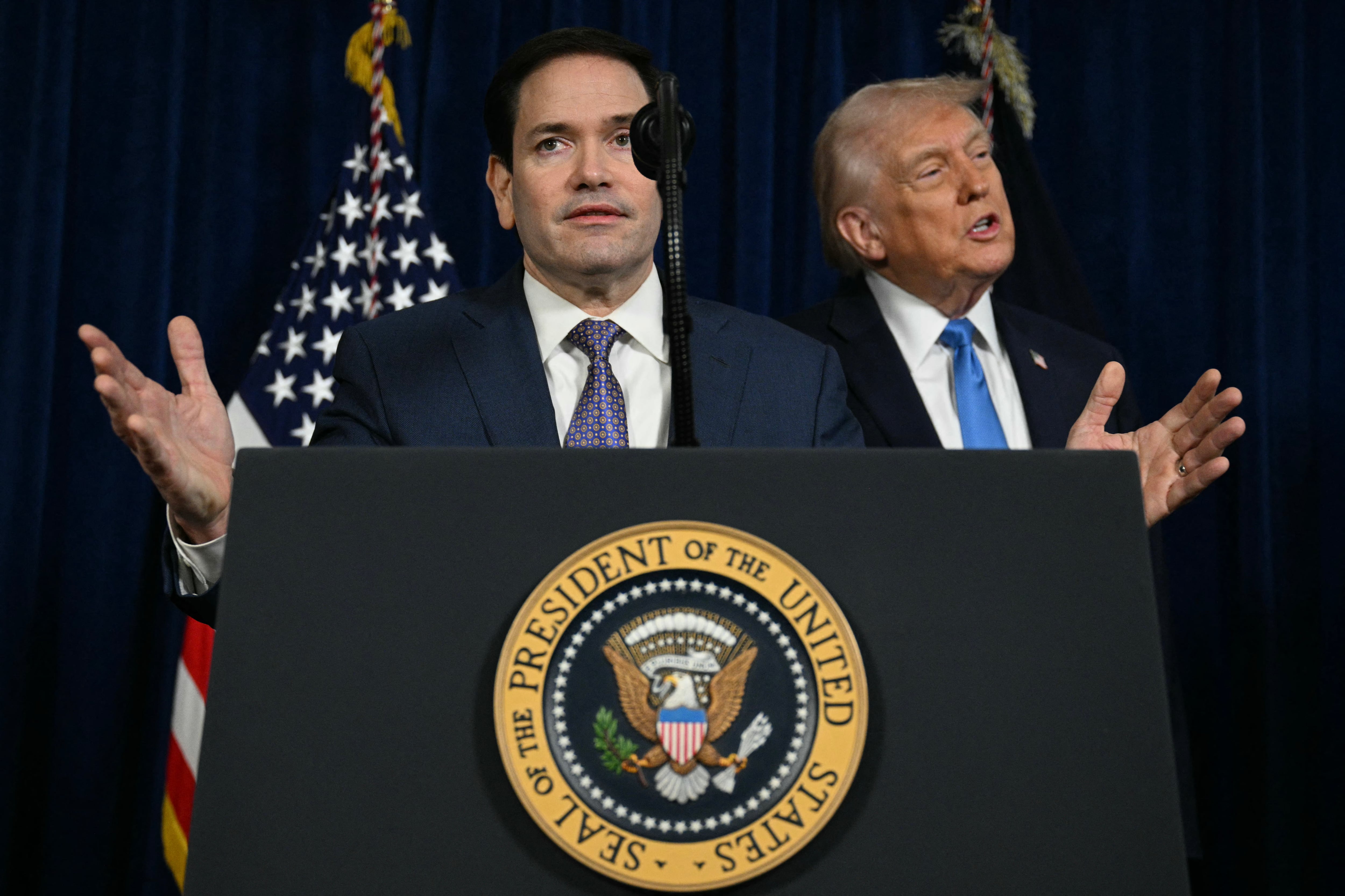 Trump respostea mensaje que sugiere que Marco Rubio sea presidente de Cuba.