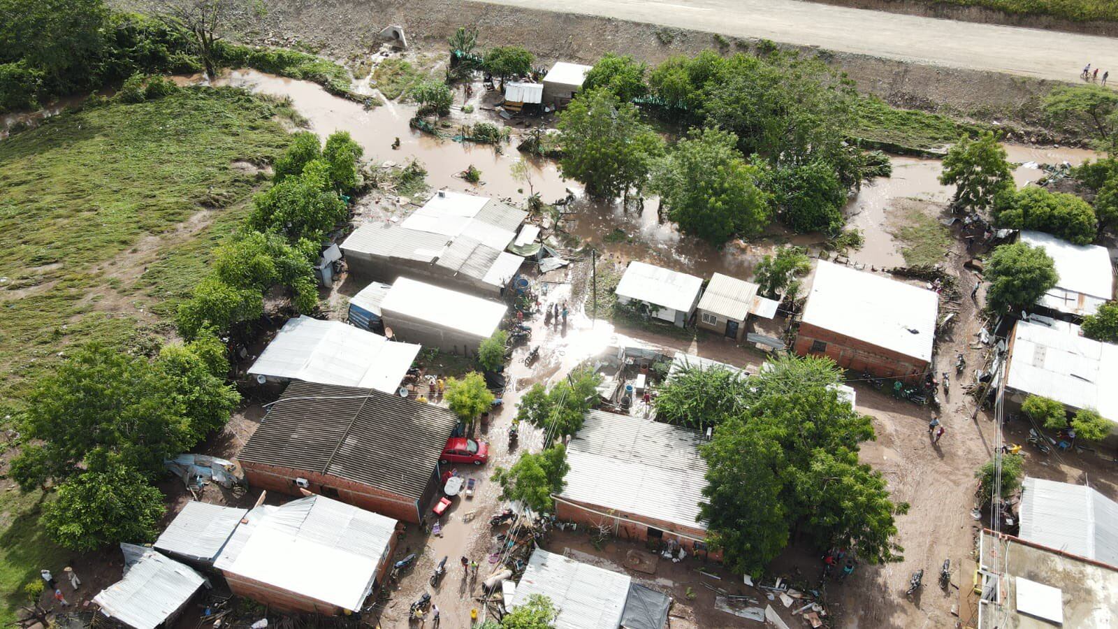 Inundaciones en Bosconia, Cesar./ Gobernación del Cesar