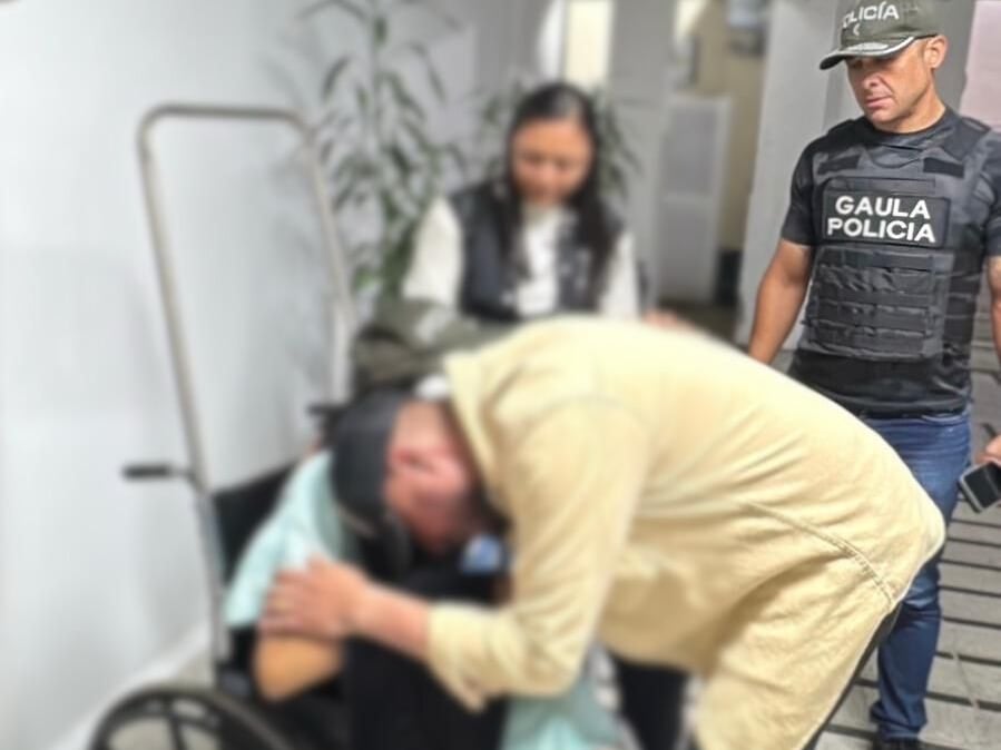 Rescatada mujer que había sido secuestrada en Medellín. Cortesía: Policía Metropolitana del Valle de Aburrá.