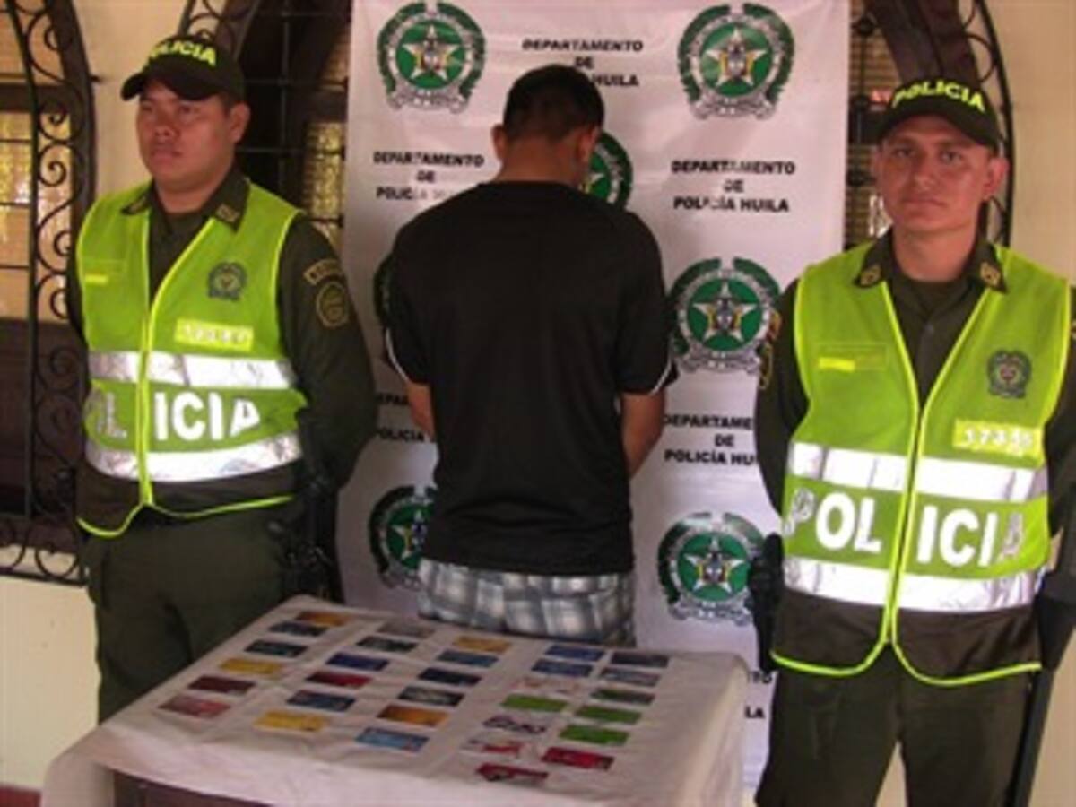 Con tarjetas clonadas delincuentes iban a robar primas navideñas en el Huila