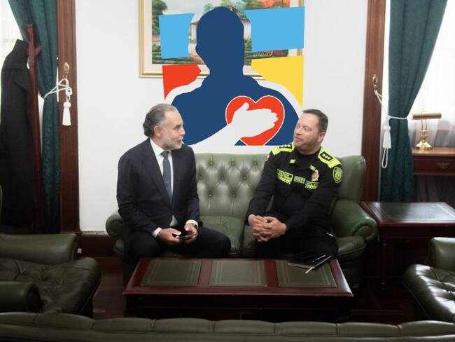 Reunión sobre seguridad entre el ministro del Interior, el director de la Policía y voceros del Centro Democrático Cortesía: Ministerio del Interior