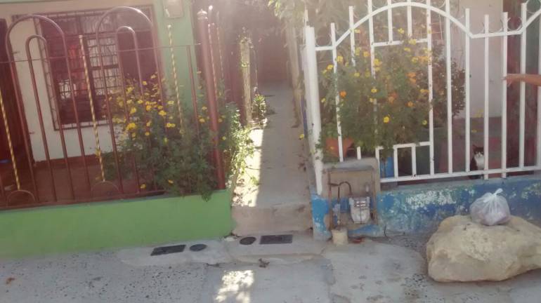 Vivienda barrio el Romance de Soledad, donde se registro el homicidio.
