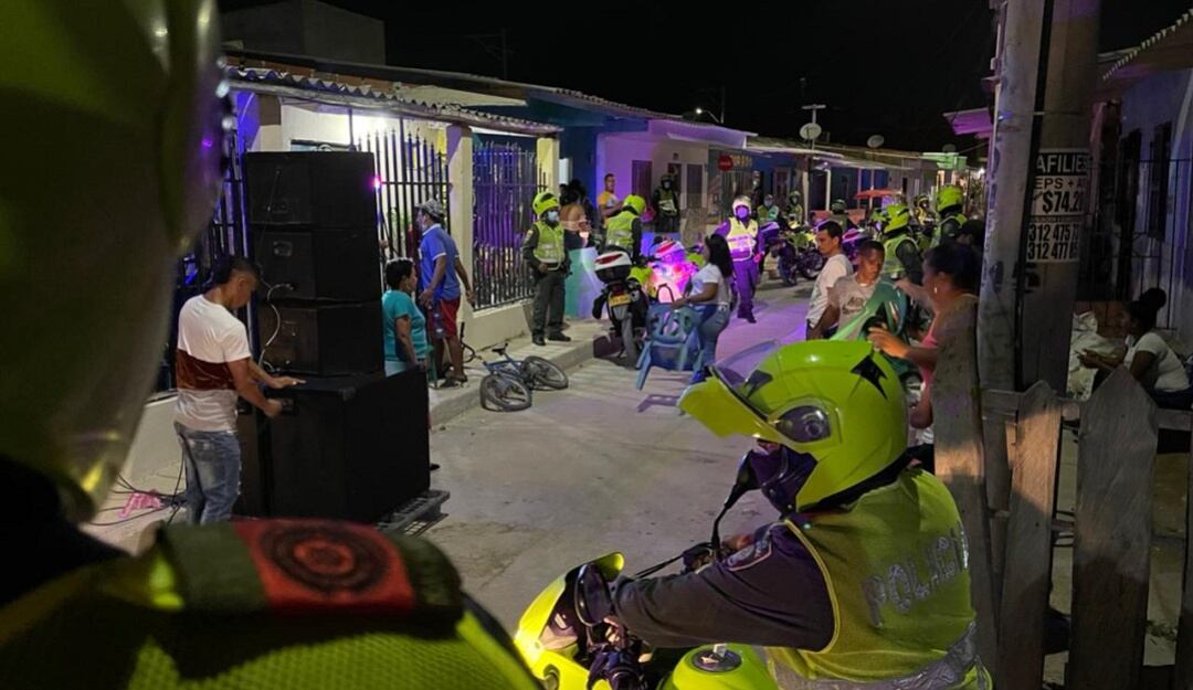 Policía interviene una fiesta clandestina en Barranquilla