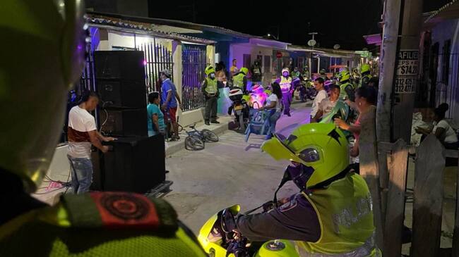 Policía interviene una fiesta clandestina en Barranquilla