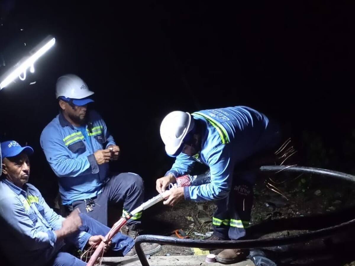 Desconocidos hurtaron cables y dejaron sin energía a Serena del Mar en la zona norte de Cartagena