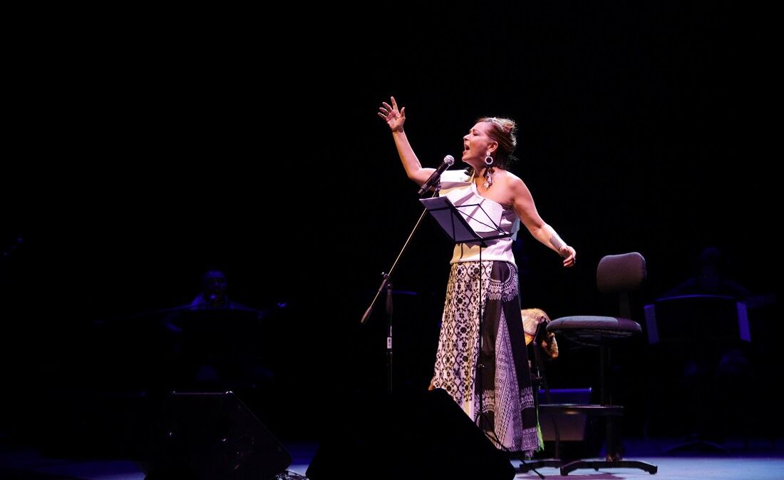 María Isabel Saavedra, cantautora vallecaucana estará en la inauguración del Festival Nacional de la Música Colombiana. (Colprensa - Álvaro Tavera)