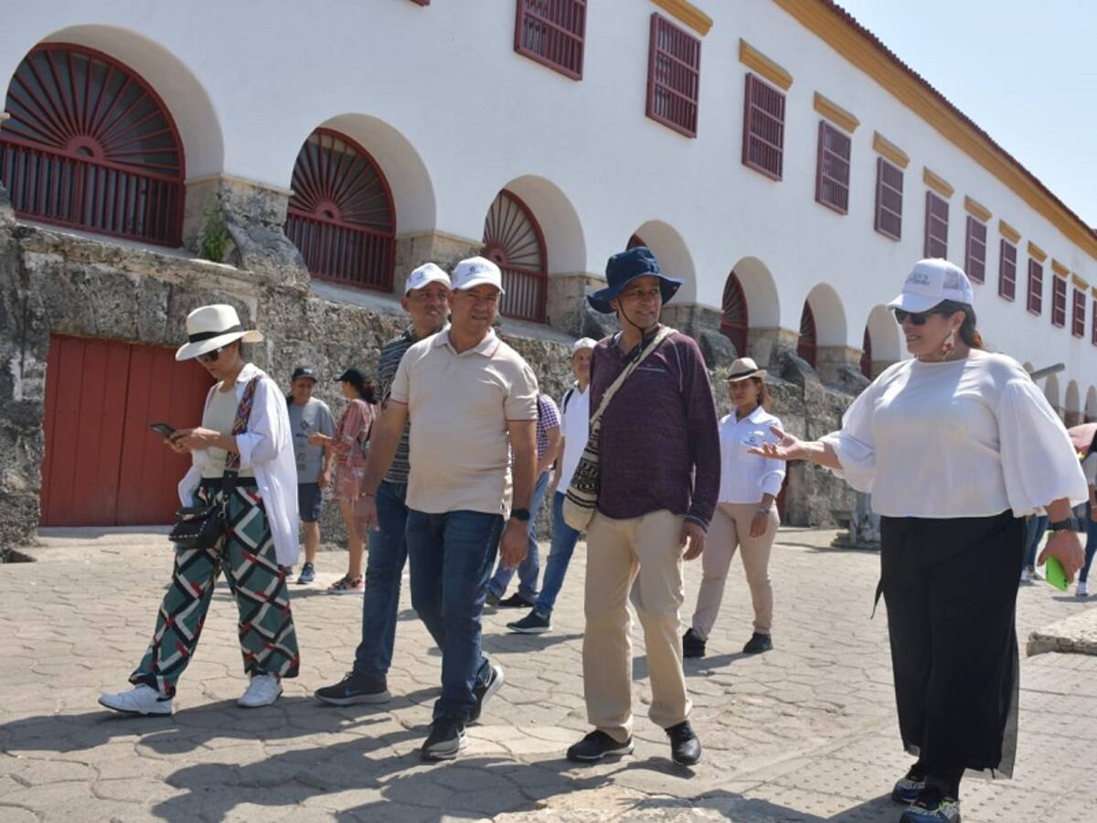 Funcionarios de MinCultura hicieron recorrido por fortificaciones de Cartagena