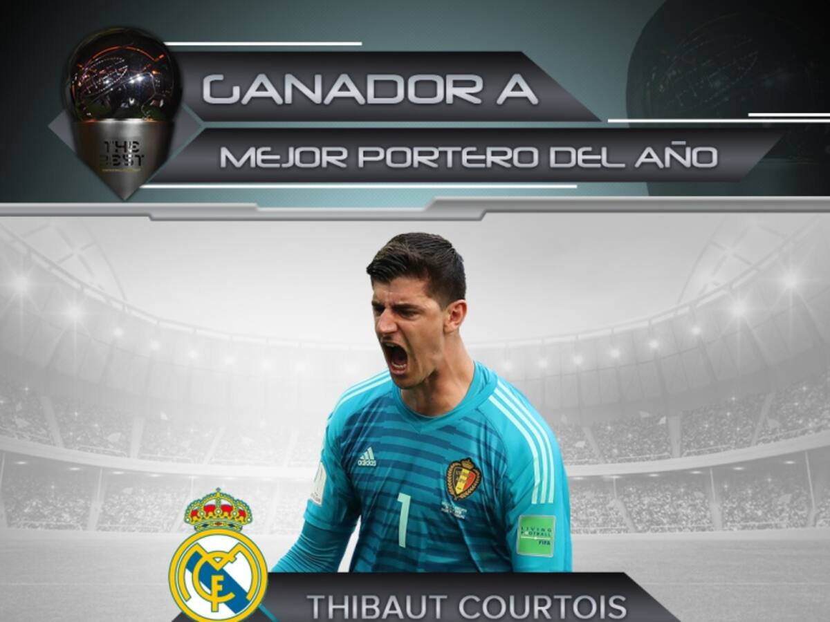 Courtois, mejor arquero en los premios 'The Best'