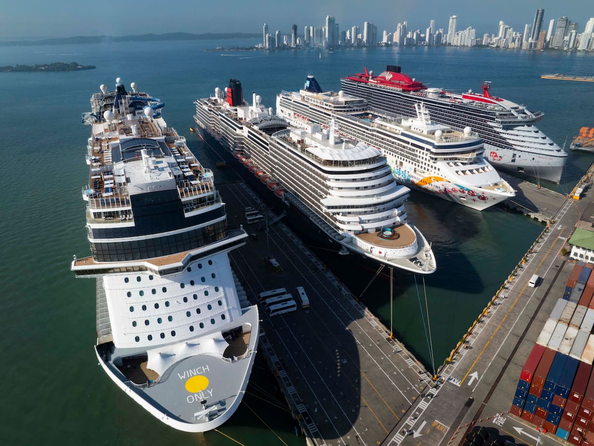 4 cruceros llegaron a Cartagena con 2 recaladas inaugurales y un millón de dólares para la ciudad