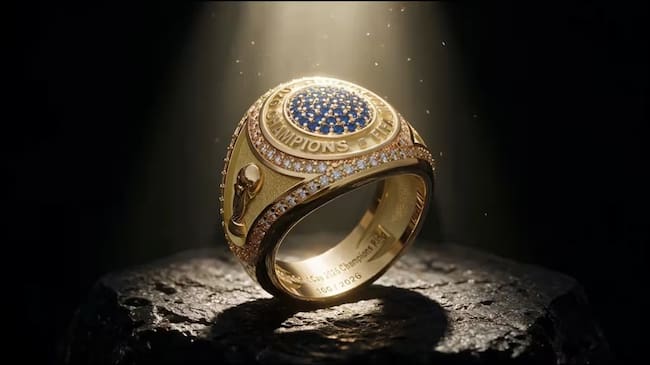 Anillo que la FIFA le entregará a los jugadores campeones del Mundial 2026