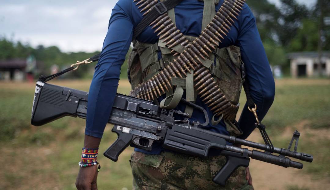 Miembro del ELN en el departamento del Chocó (Colombia).       Foto: Getty 