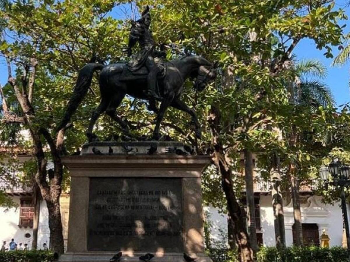 Parque de Bolívar en Cartagena: sigue a la espera de una intervención