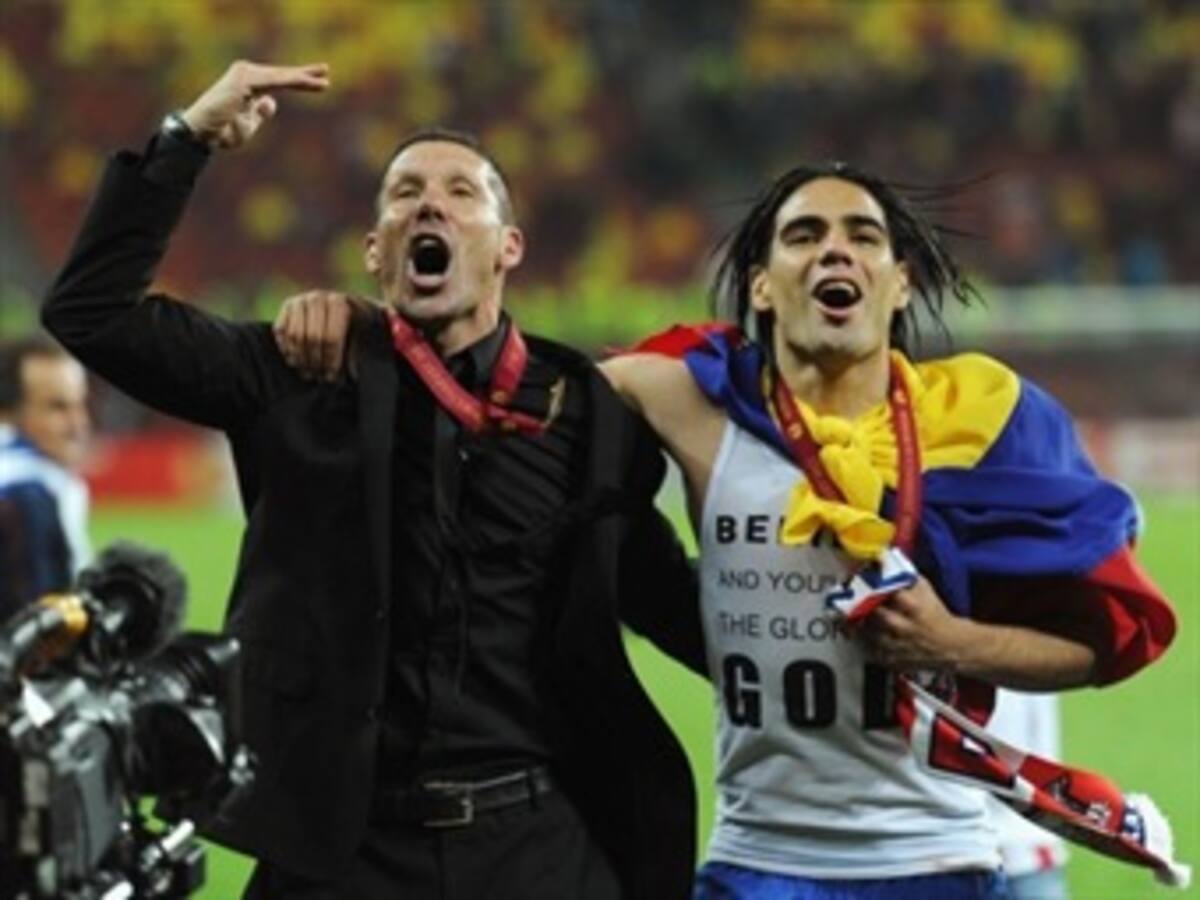 Simeone: 'Falcao no tiene nada que envidiarle a Messi y a Cristiano'