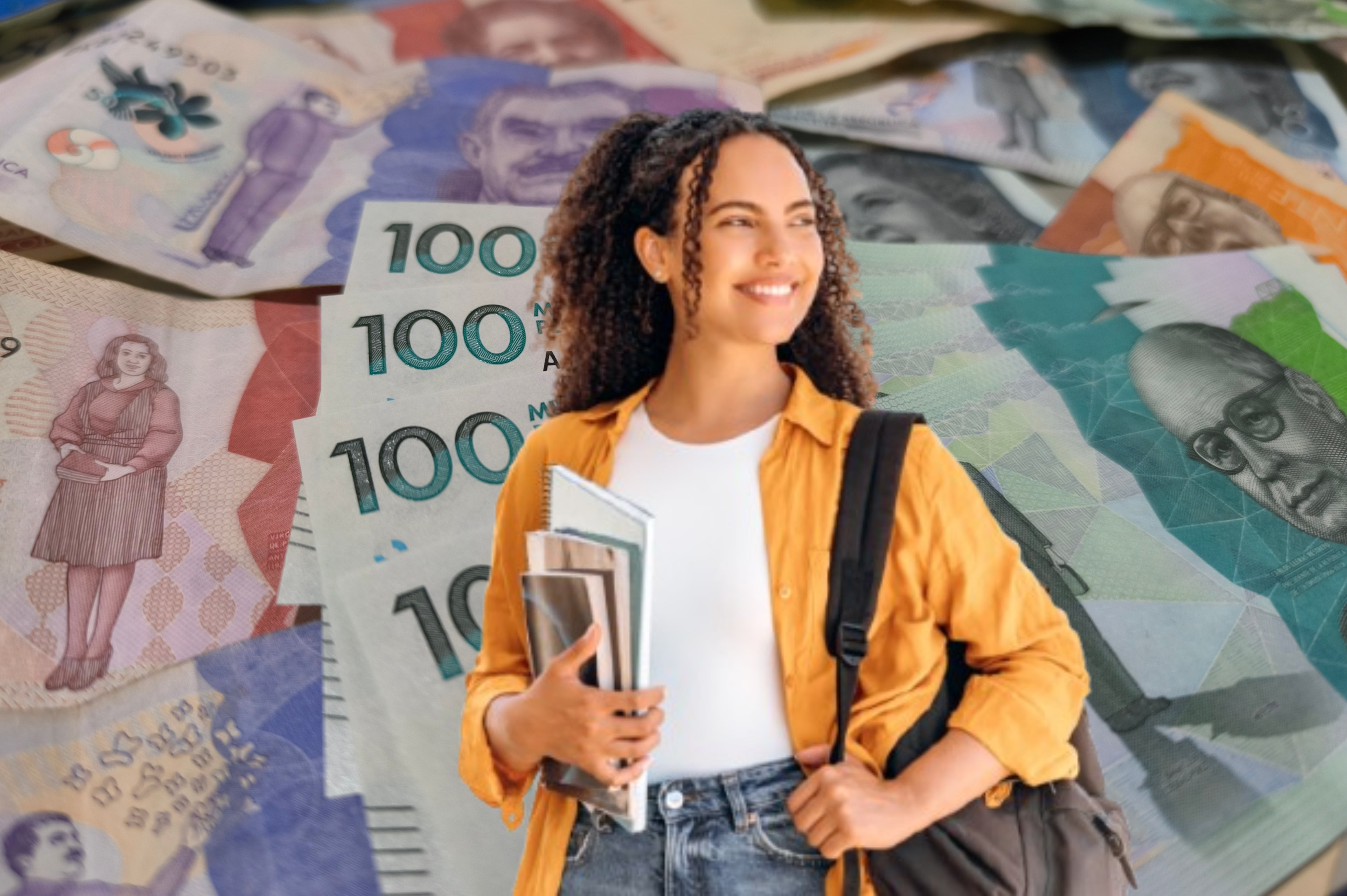 Imagen de referencia. Pesos colombianos - Estudiante universitaria: Getty Images.