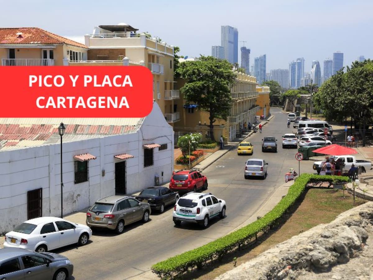 Qué no lo multen: pico y placa Cartagena de Indias para carros y motos: así rotará esta semana