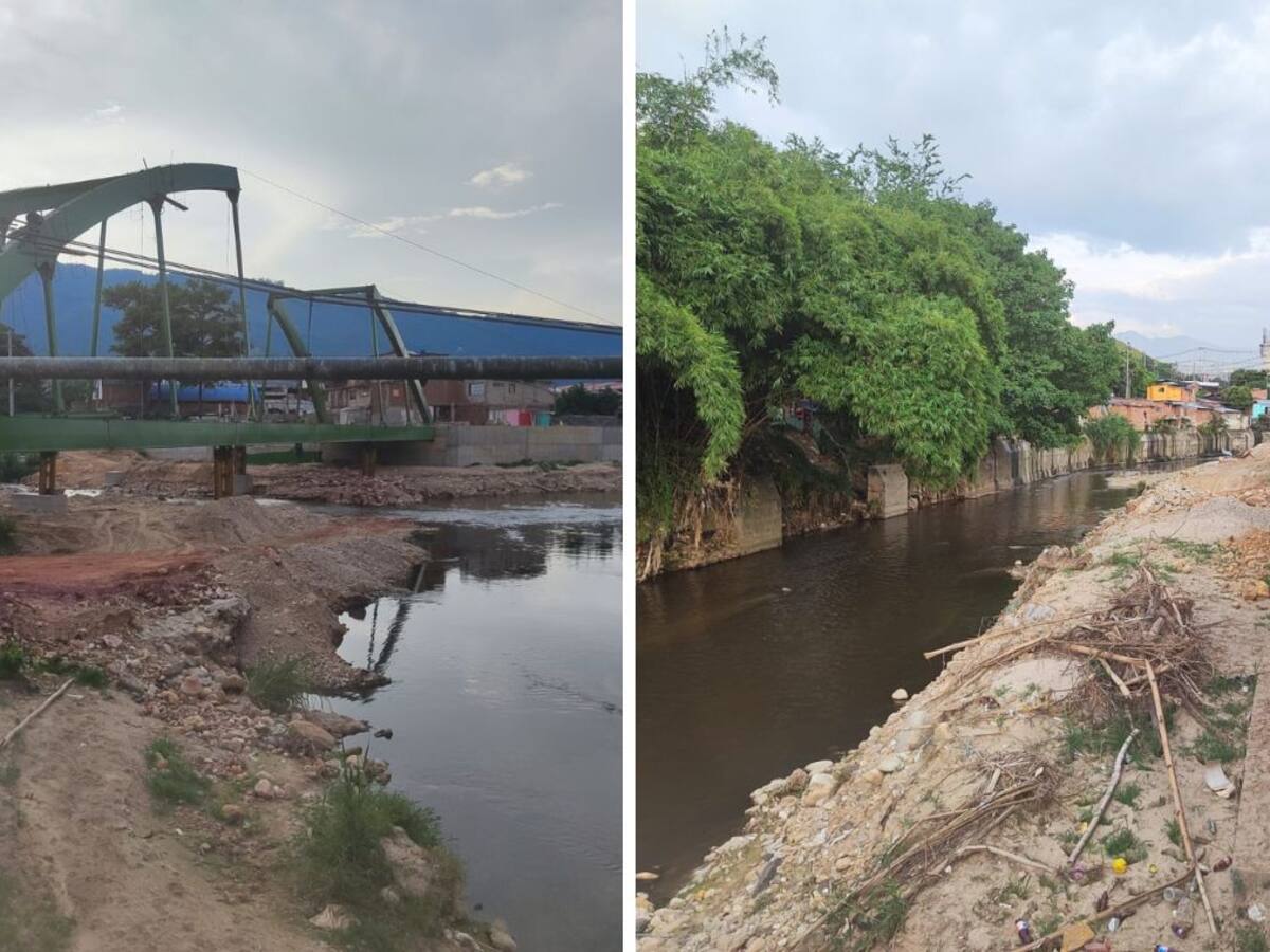 Denuncian material de obra represado en el río de Oro por construcción de puente Nariño