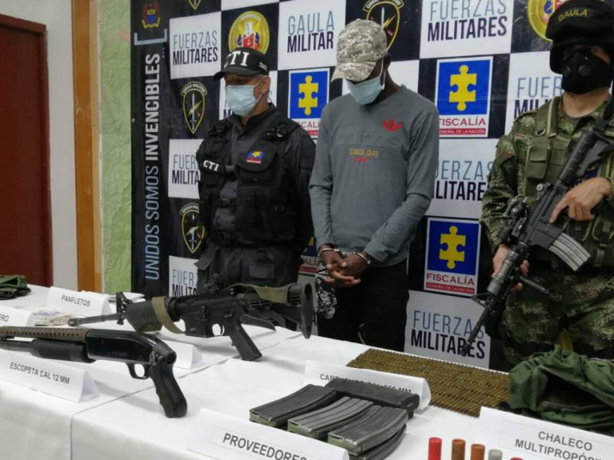 Cayó alias ‘Arturo’ en el sur del Tolima