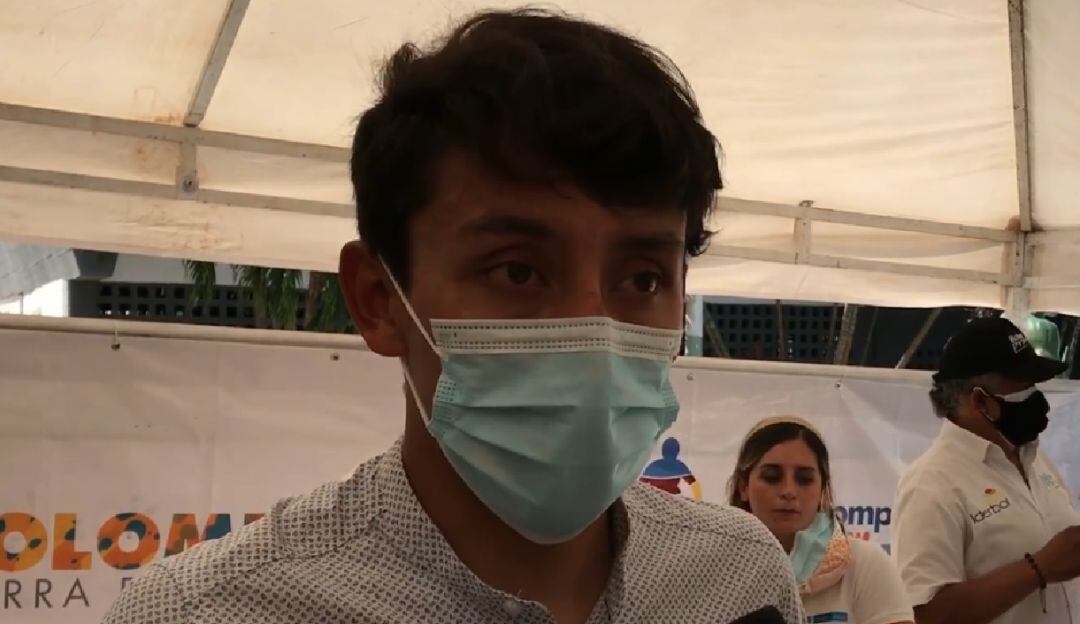 Egan Bernal en Cartagena