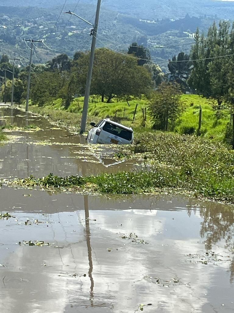 Afectaciones en municipios de Cundinamarca. Foto: Gob. de Cundinamarca