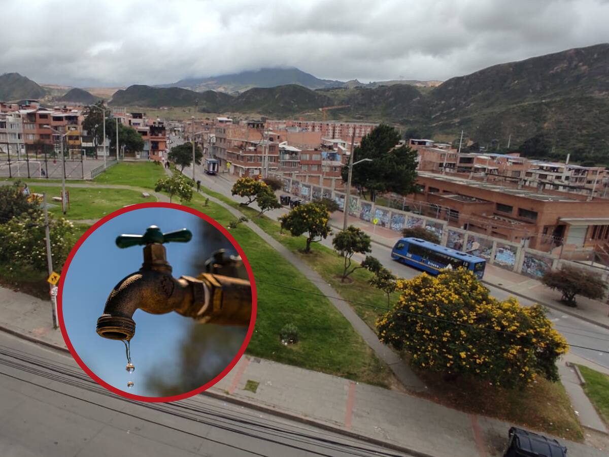 Cortes de agua en Bogotá por mantenimiento: Localidades afectadas del 20 al 24 de agosto