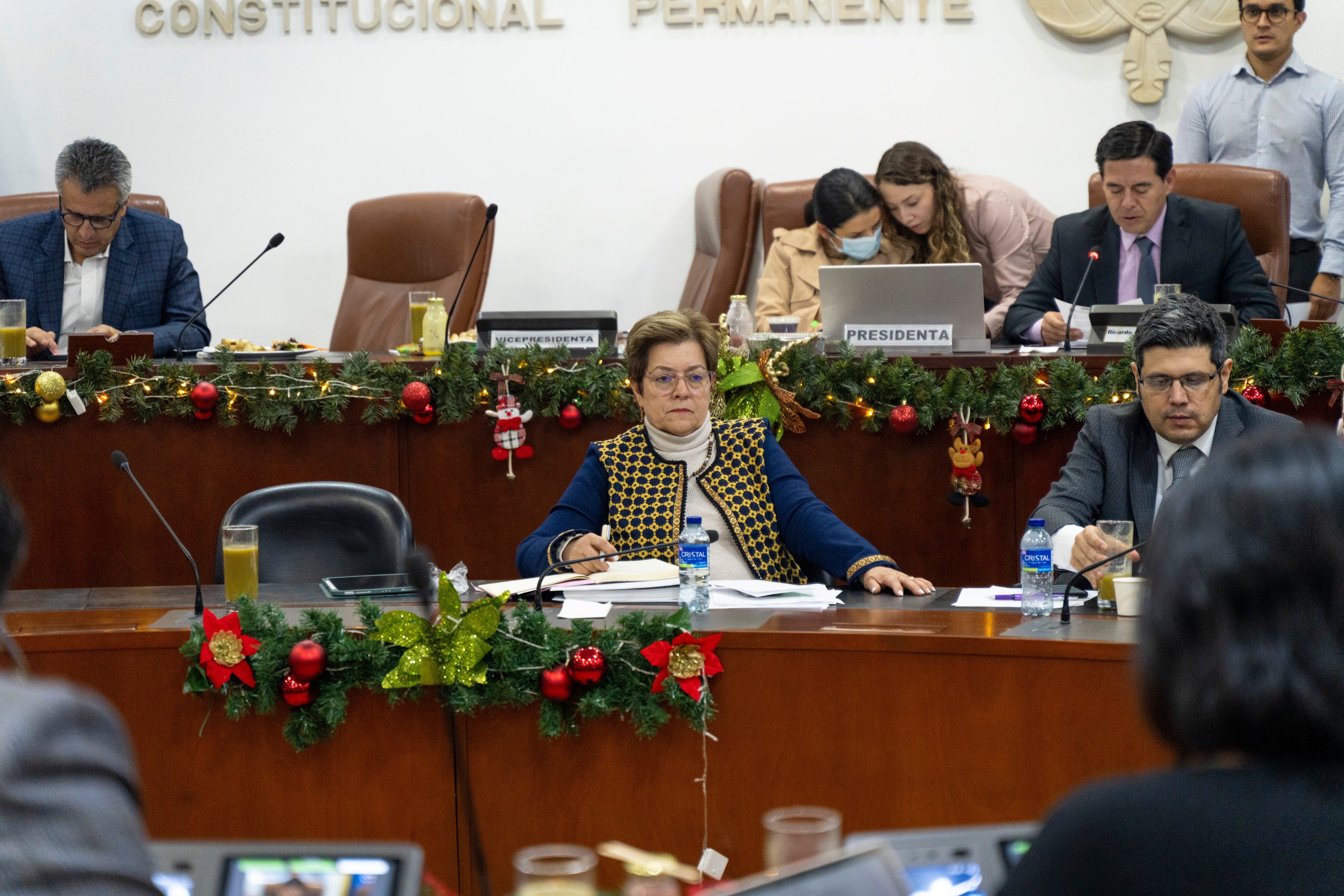 Ministra de trabajo, Gloria Ramírez