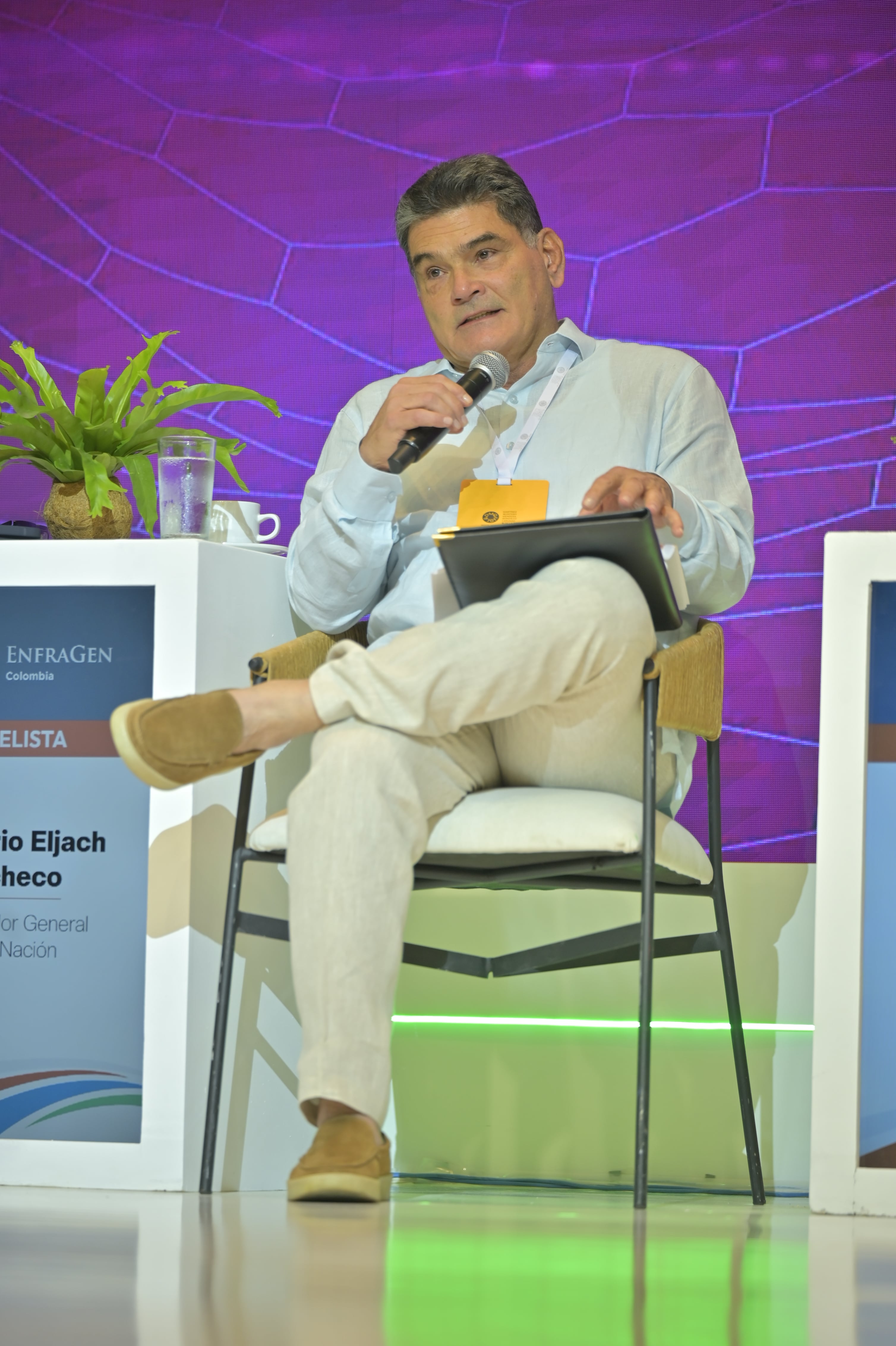 Procurador general, Gregorio Eljach. Foto: Foro Andeg 2026.
