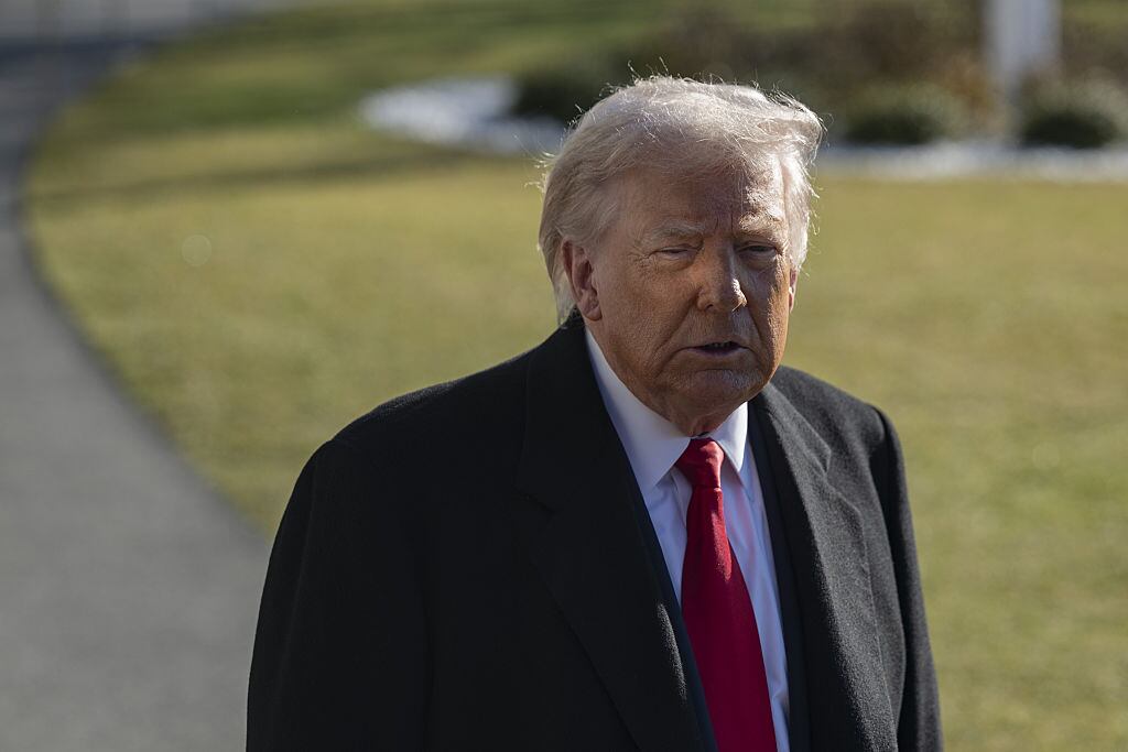 El presidente de Estados Unidos, Donald Trump, el 13 de enero de 2026 en la Casa Blanca. FOTO: Celal Gunes/Anadolu via Getty Images