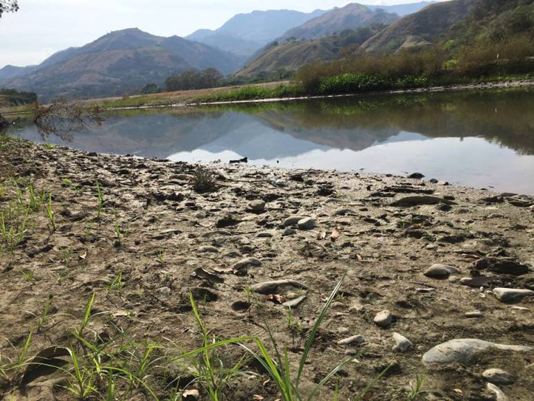 Así se observa la sequía en el suroeste de Antioquia. 