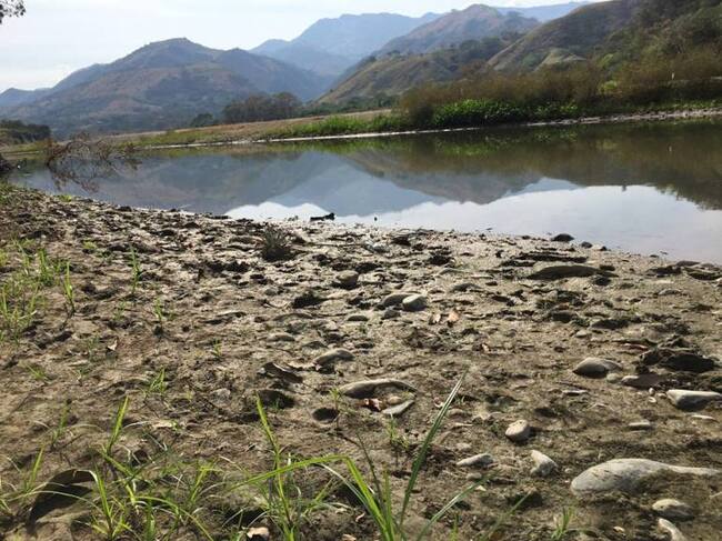 Así se observa la sequía en el suroeste de Antioquia.