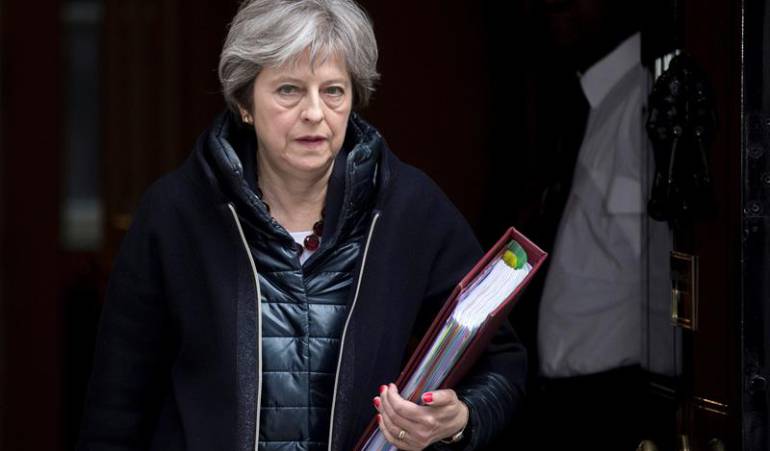 La primera ministra británica, Theresa May.