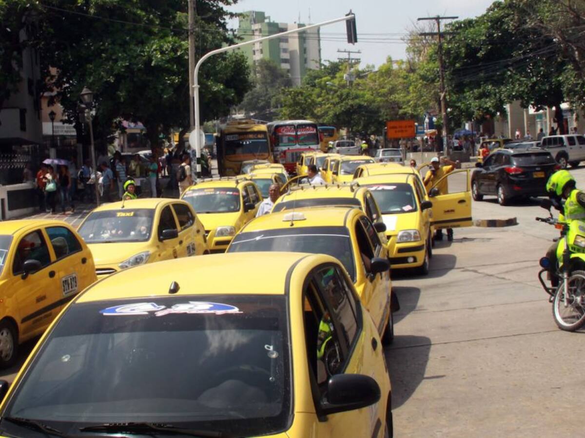 Nueva rotación decreto de pico y placa para taxis en Cartagena