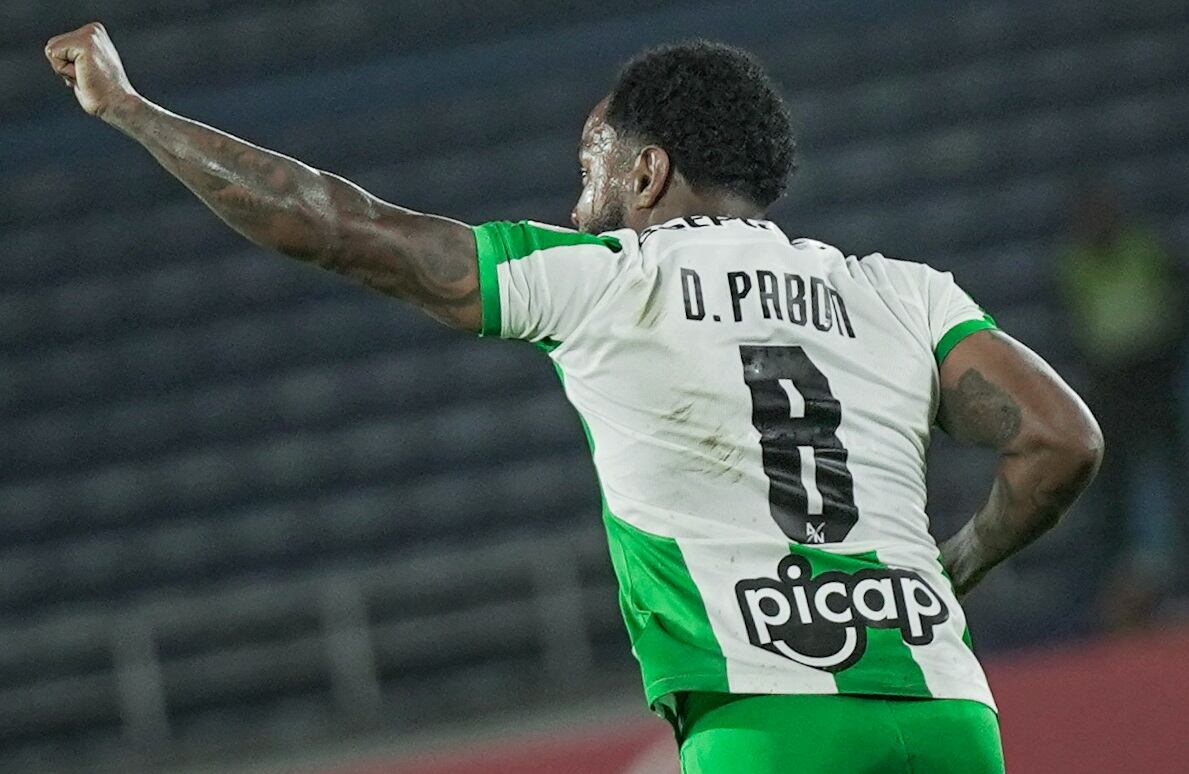 Dorlan Pabón fue figura en la victoria de Atlético Nacional sobre Melgar / @nacionaloficial