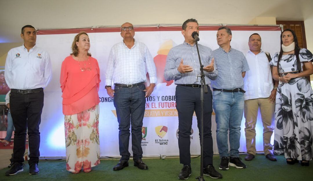 Congresistas electos se reunieron con el gobernador del Tolima