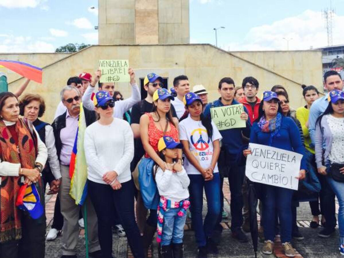 Venezolanos en Bogotá pidieron libertad de Leopoldo López