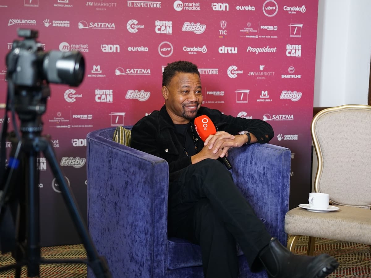 Cuba Gooding Jr elogia el talento cinematográfico con celulares que se hace en Colombia