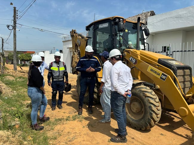 Afectaciones en tuberías de gas. // Surtigas