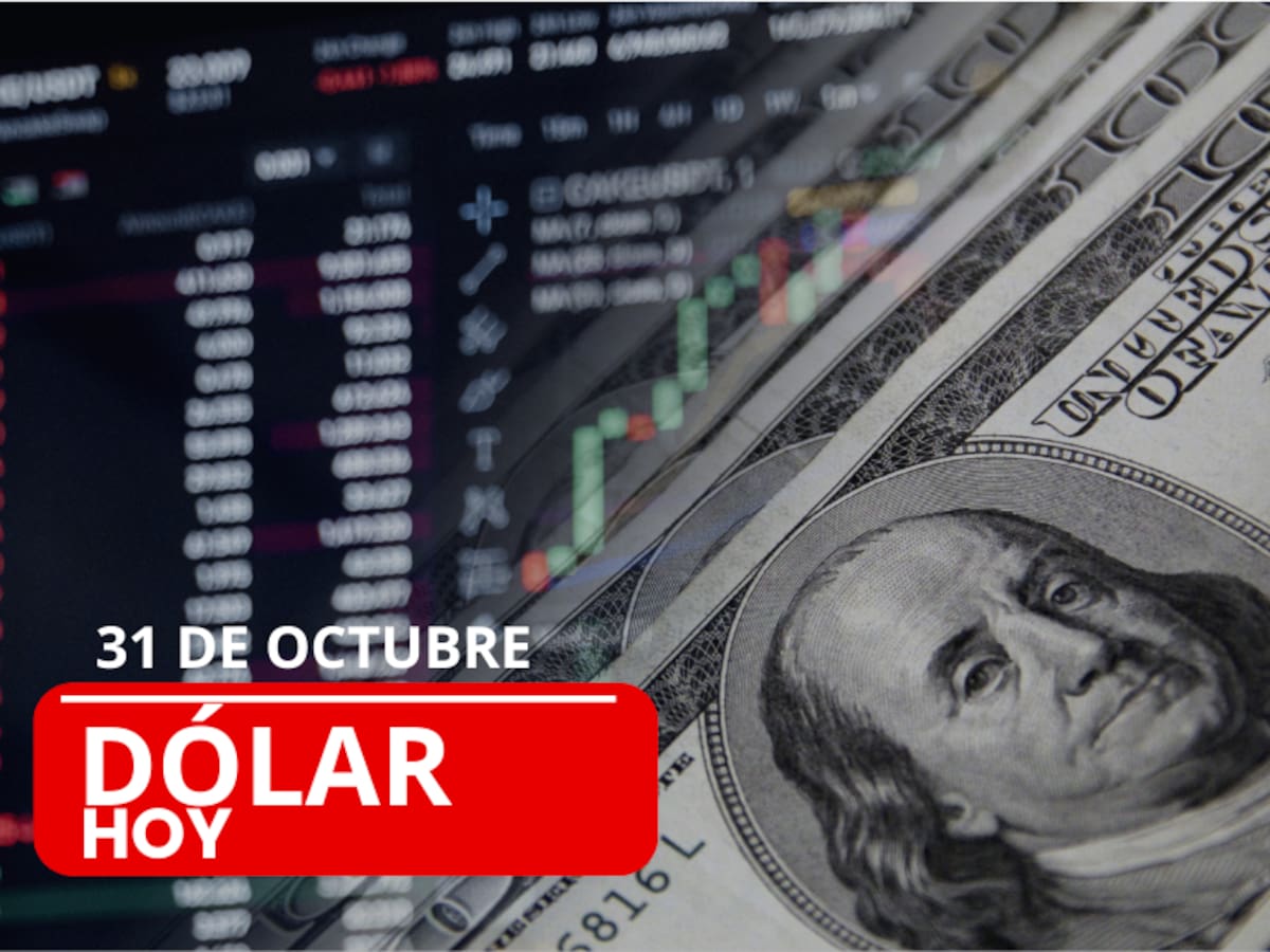 Precio del dólar CIERRE en Colombia HOY, 31 de octubre: ¿Es buen momento para invertir?