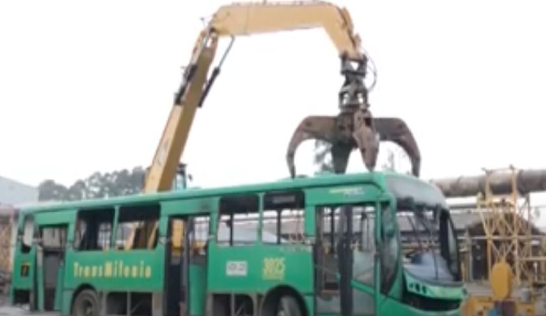 TransMilenio antiguo. 