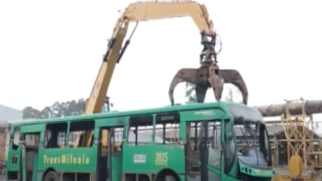 TransMilenio antiguo.