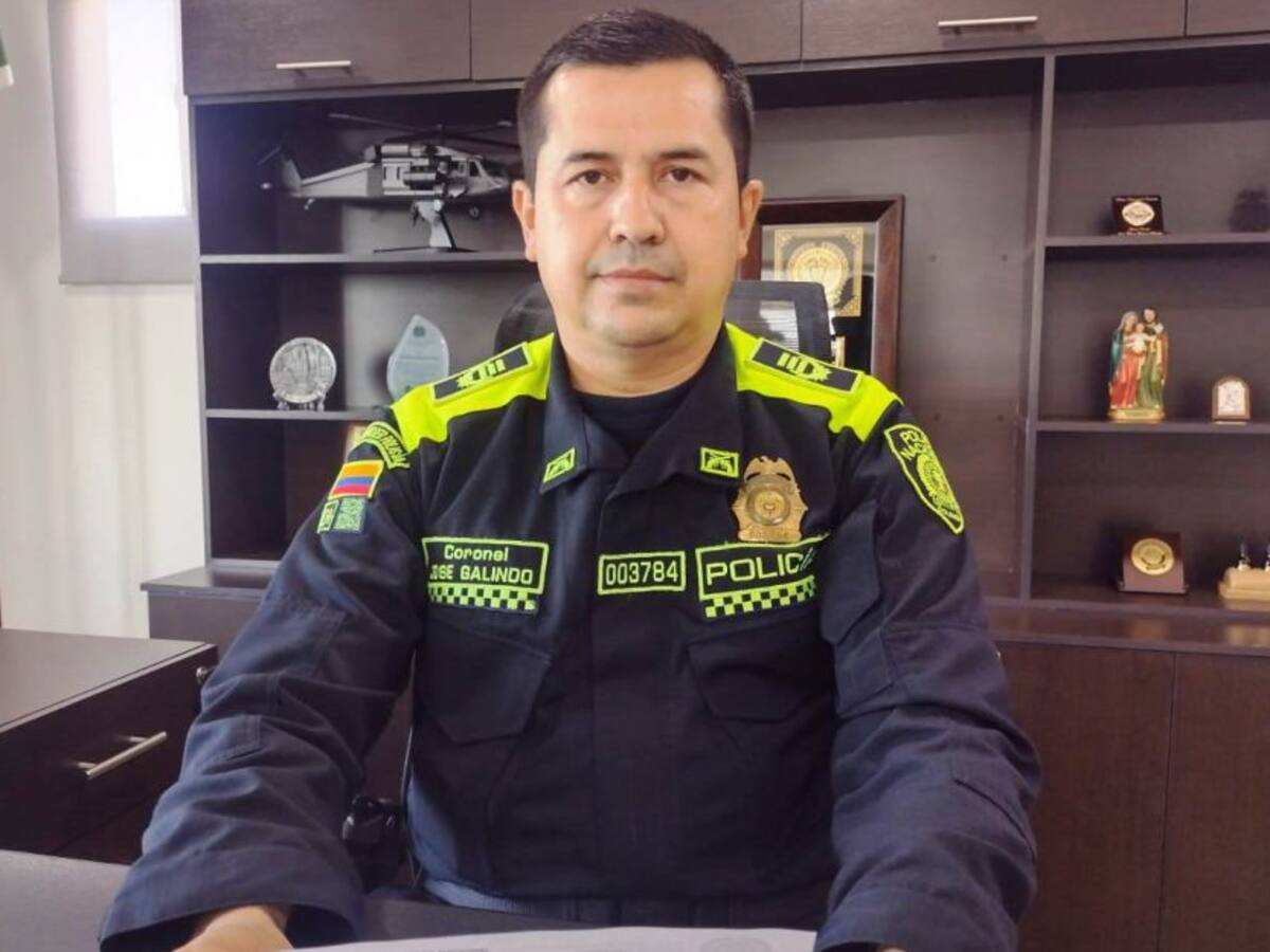 Coronel José Galindo, nuevo comandante de Policía Bolívar