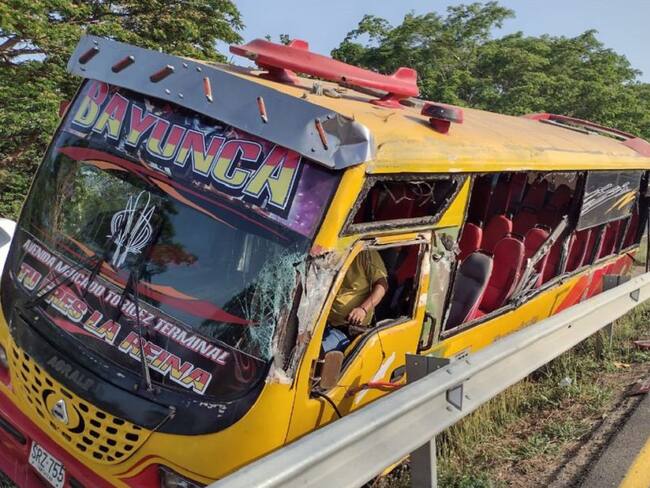 Las víctimas se movilizaban en una buseta que cubría la ruta Bayunca- Cartagena