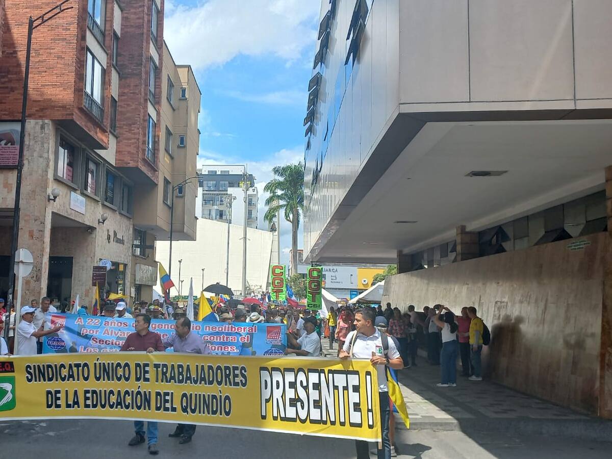 Centrales obreras en el Quindío se sumarán a convocatoria de manifestación por reforma laboral