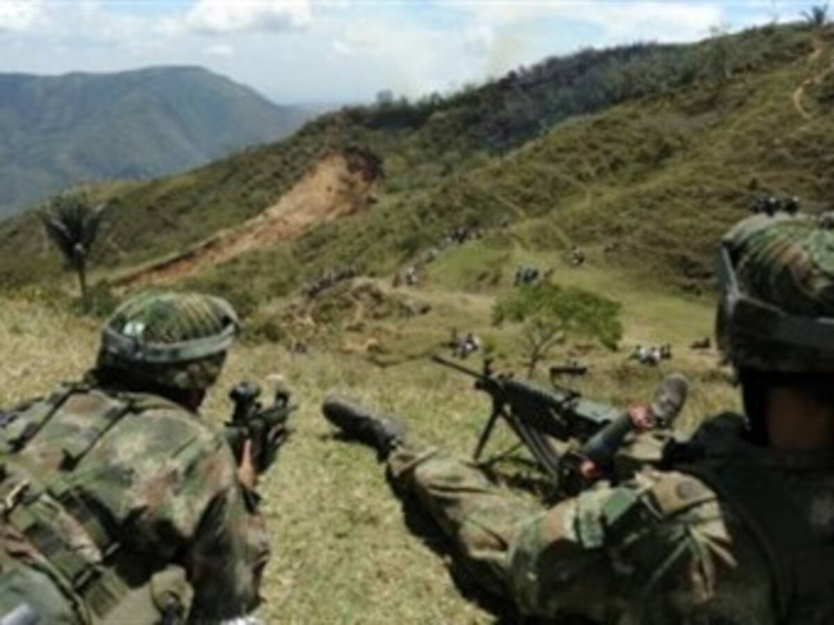Varios guerrilleros de las Farc habrían muerto en enfrentamientos con el Ejército