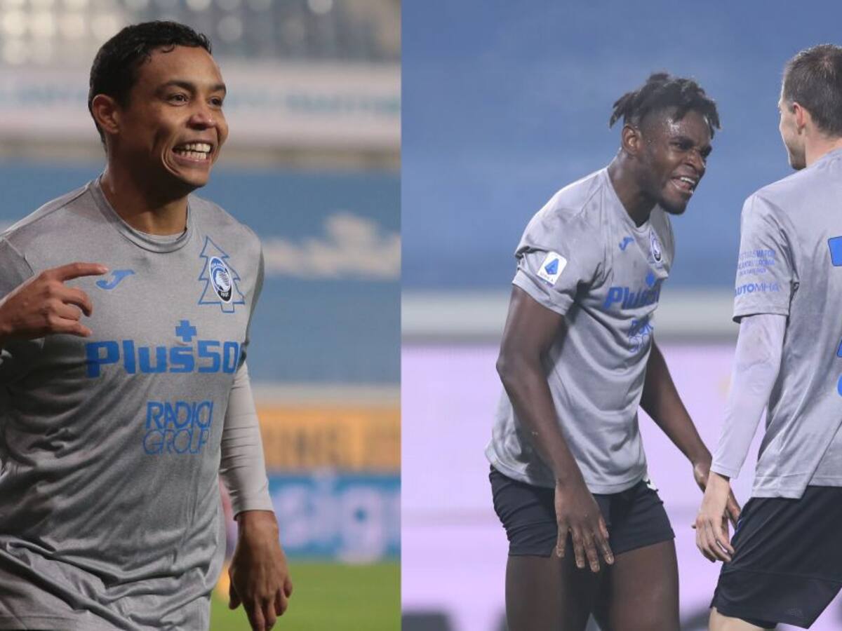 Goles colombianos en remontada del Atalanta contra la Roma