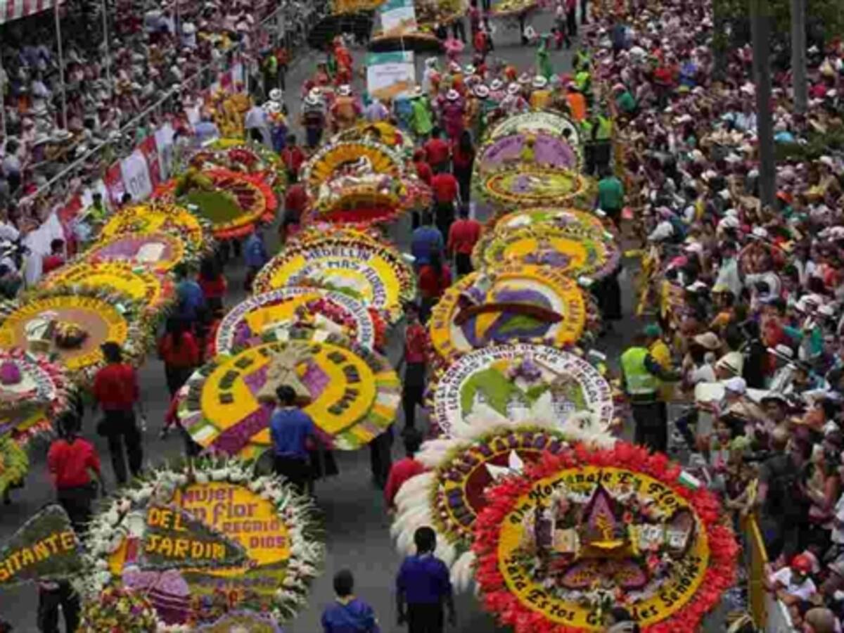 El Desfile de Silleteros cierra Feria de las Flores de Medellín