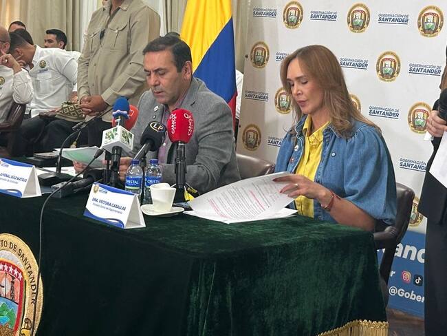 Juvenal Díaz Mateus, gobernador de Santander